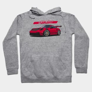 Car 911 gt3 rs red Hoodie